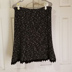 Nanette Lepore Boucle Wool Blend Skirt - M